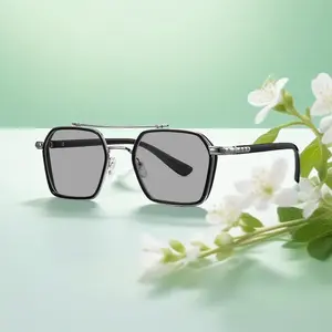 2026 model men's sunglasses, stylish and trendy, anti-UV polarized high-end sunglasses for men, specifically designed for driving computer eyewear square frame glass pilot sunglass reading woman oversized fashion tortoise glasses rectangle bifocals party