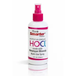 Think Smarter Products 8oz HOCl - Hypochlorous Spray | Multi-Use Spray - Made with Himalayan Minerals