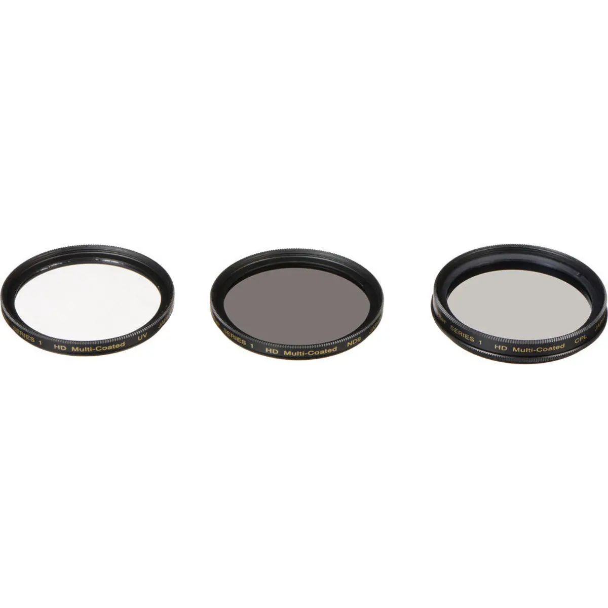 Vivitar 3-Piece Camera Lens Filter Kit - 58mm UV, CPL, ND8 Filters for Digital Camera Lens Protection, Photography Accessories