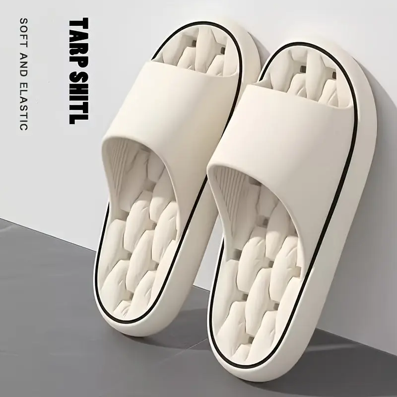 Unisex Pillow Slides, Casual Open Toe EVA Slippers with Soft Non-Slip Sole, Quick-Dry and Lightweight for Indoor Outdoor Use, Open Toed Slippers, Casual Wear, Slip On, Universal Fit, Round Toe, Both Males And Females