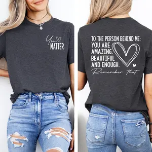 Dear Person Behind Me T-Shirt – Trendy Streetwear Top For Womenswear Summer