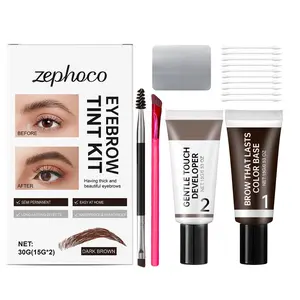 Deep Eyebrow Kit, Eyebrow Makeup, Natural Looking 3D Brow Shape, Long-Lasting Waterproof Formula, Easy Application, No Smudging