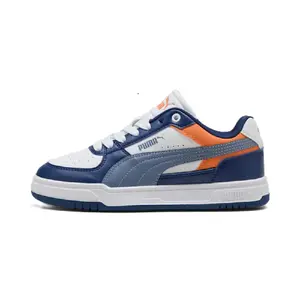 Youth Puma Caven III Block Jr Blue Jewel-Gray Sky-White (406889 01) (GS)