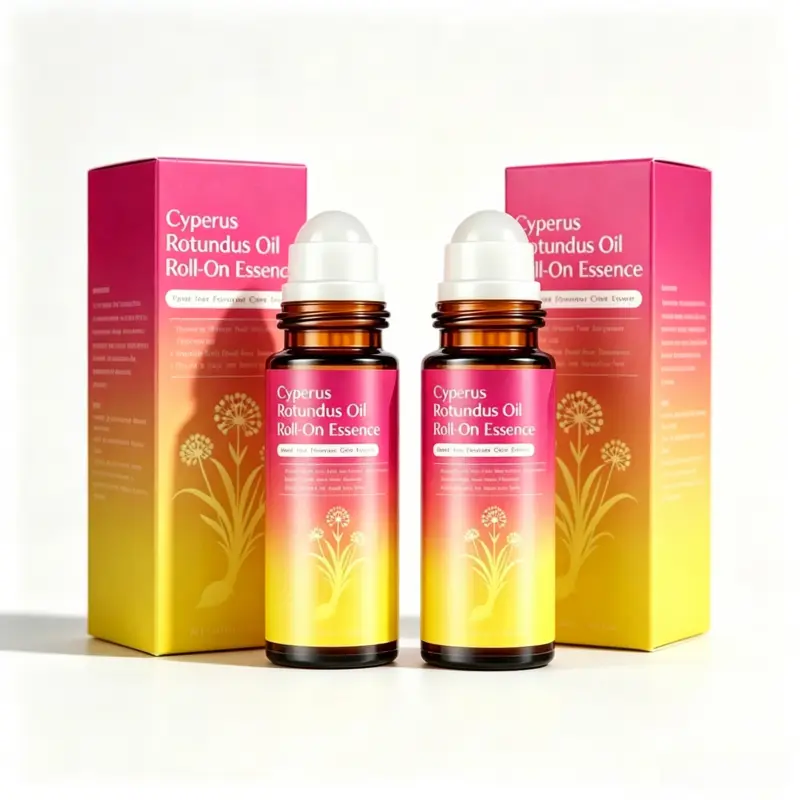 Cyperus Rotundus Oil Roll-On Hair Removal Serum - Gentle, Smooth Daily Body Care for Sensitive Skin, Razor/Waxing Aftercare, Axillary Soothing, Ingrown Relief, Redness & Bump Reduction, Slower Hair Regrowth