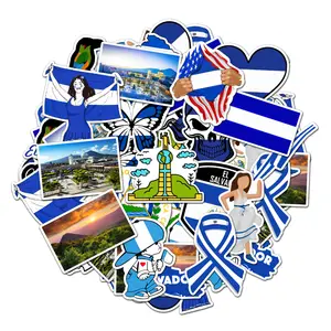 Salvador Of El Pack 20 PCS Stickers Prited Meme Funny Graphic Waterproof Stickers Pack, Decorative Car Wall Bottle PC Book Vinyl Stickers Decal