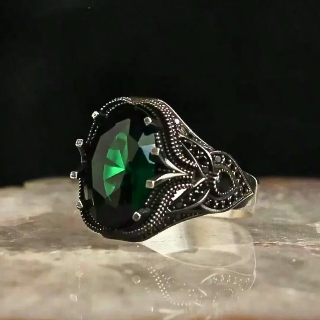 Fashion zinc alloy ring for business men with Cubic Zirconia decoration, jewelry accessories suitable for daily wear, party for men, as a gift for him