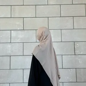 Soft Beige Modal Hijab w/undercap