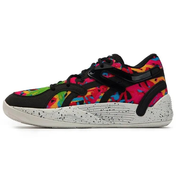 Men's PUMA Trc Blaze Court Sports Shoes - Black, Red, Blue Casual Trainers