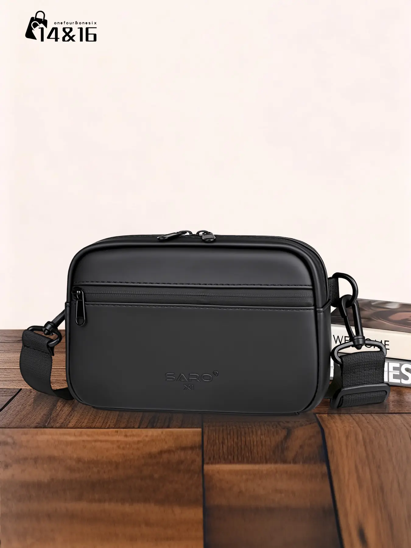 Men's Crossbody Bag, Casual Commuter Shoulder Bag, Multi-Functional Bag, Gift for Boyfriend