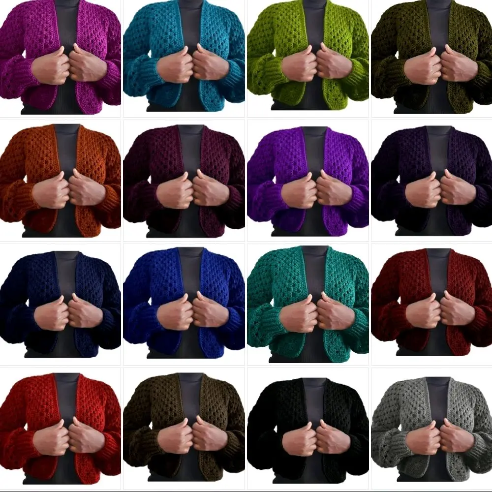 solid color Cardigans Womenswear
