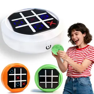 4-In-1 Tic Tac Toe Electronic Game, Portable Handheld Board Game, Four Modes, Educational Toy, Travel Game, Cool Gift for Kids and Adults