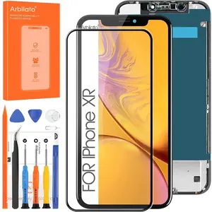 Incell Screen for iPhone XR Screen Replacement for iPhone A1984 LCD Screen A2106,A2105,A2018 Touch Display Digitizer Assembly Repair PartsBlack No Face ID