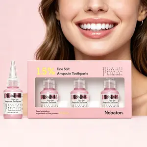 Natural fruit acid ampoule liquid toothpaste deeply cleans tooth surface dirt, dissolves daily stains and stubborn yellow teeth, balances and repairs natural tooth tone, keeps long-lasting fresh breath, gently brightens dental luster