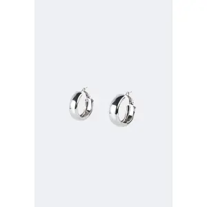Lux Wide Hoop Earrings