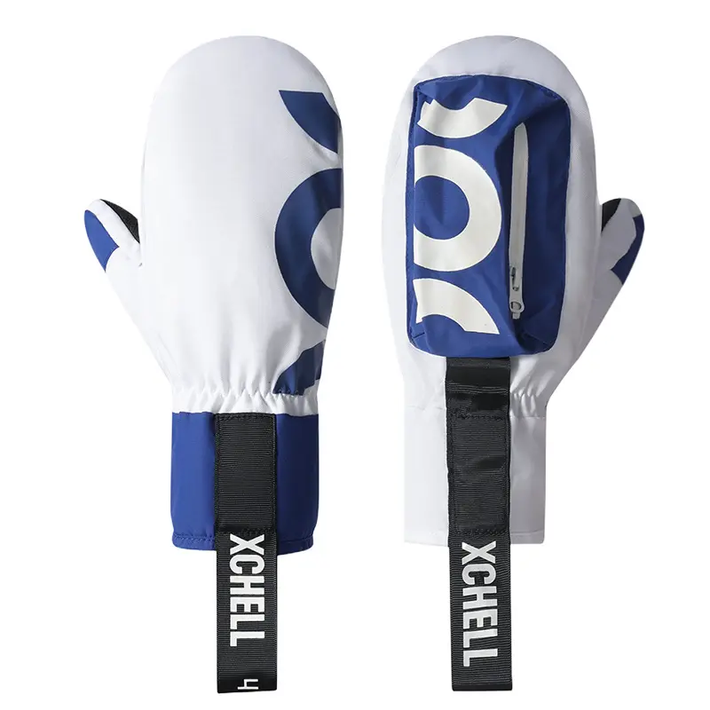 Unisex Cold Weather Sports Gloves - Warm, Thick Fleece-Lined, Snowproof, Weather Resistant for Skiing, Snowboarding