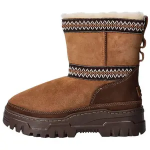 Women's UGG Classic Mini Lightweight Short Brown Snow Boots, Women's Shoe, Winter Footwear
