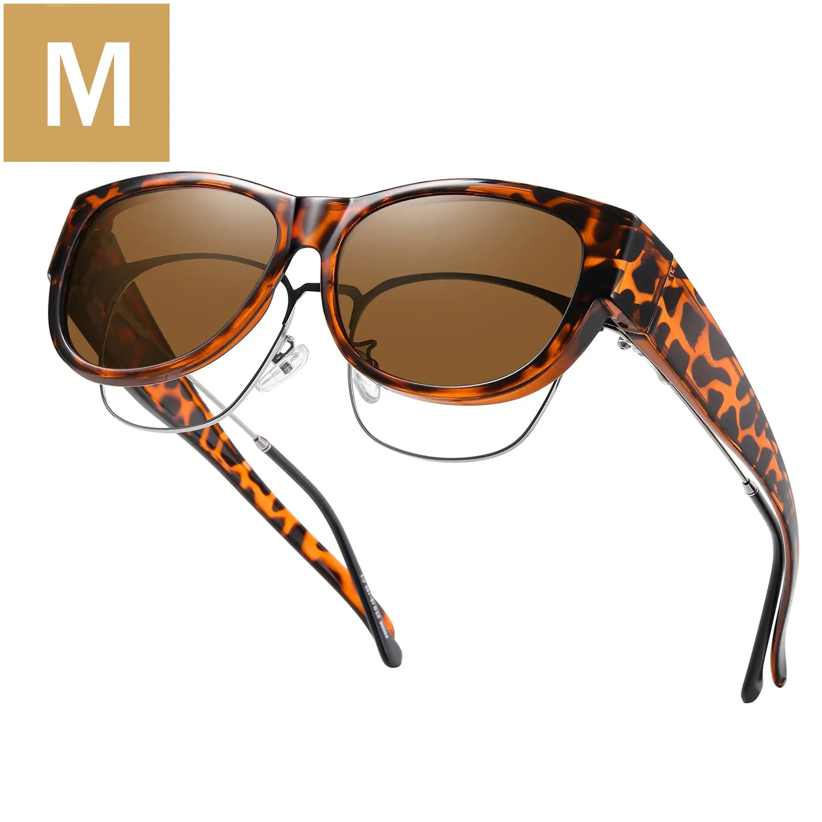 M Size Brown Tortoise Frame Brown Lens