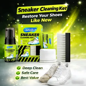 Shoe Cleaning Kit Premium Sneaker Cleaner & Shoe Care Set for Leather, Suede, Canvas, Mesh & More