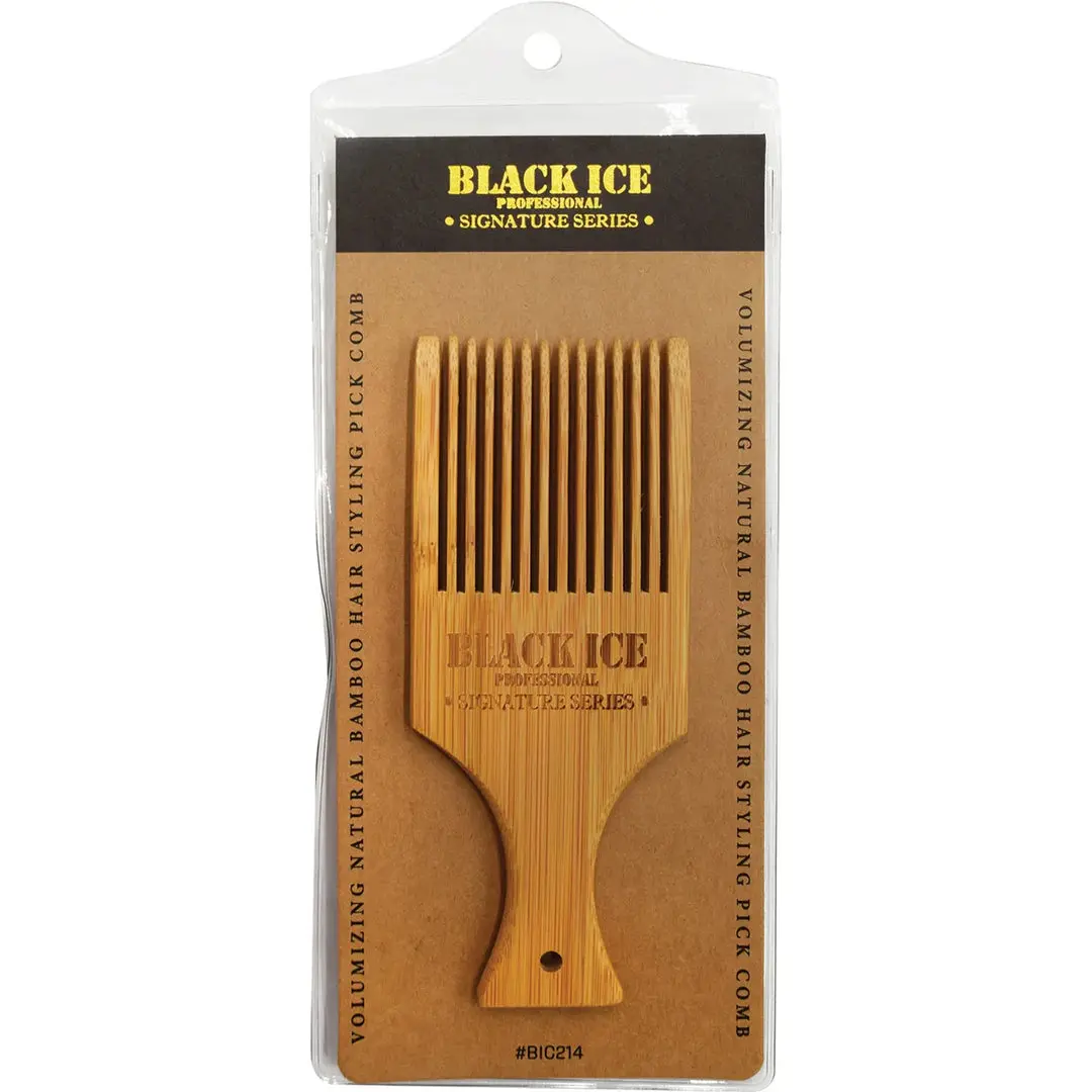 VOLUMIZING NATURAL BAMBOO HAIR STYLING PICK COMB