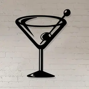 Martini Cocktail Wall Decor, Martini Wall Art, Alcohol Wall Decor, Bar Cart Art, Cute Home Decor, Housewarming Gift, Poster, Vintage Wall Art, Art Wall Decoration