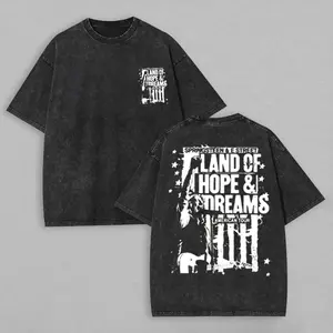 Bruce Springsteen E Street Band Tour 2026 Inspired Shirt, Acid Wash Rock Fan Tee, Vintage Style Front Back Graphic T-Shirt 876