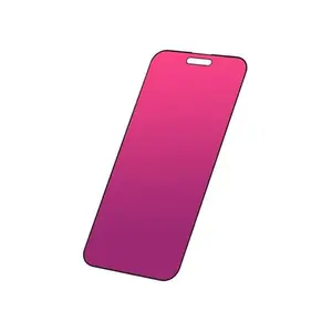 EGKimBa Privacy Screen Protector for iPhone 17 Pro, 1 Pack Tempered Glass, 6.3" Gradient Color Eye Protection Full Coverage with Installation Frame