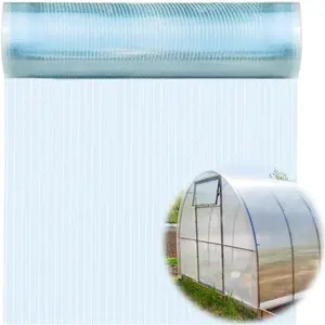 Clear Pergola Roof Panels,(49.2ft x3.2ft) Durable Polycarbonate Roofing Sheets,Plastic  Greenhouse Roof Panels for Elegant Outdoor Spaces and Gardening