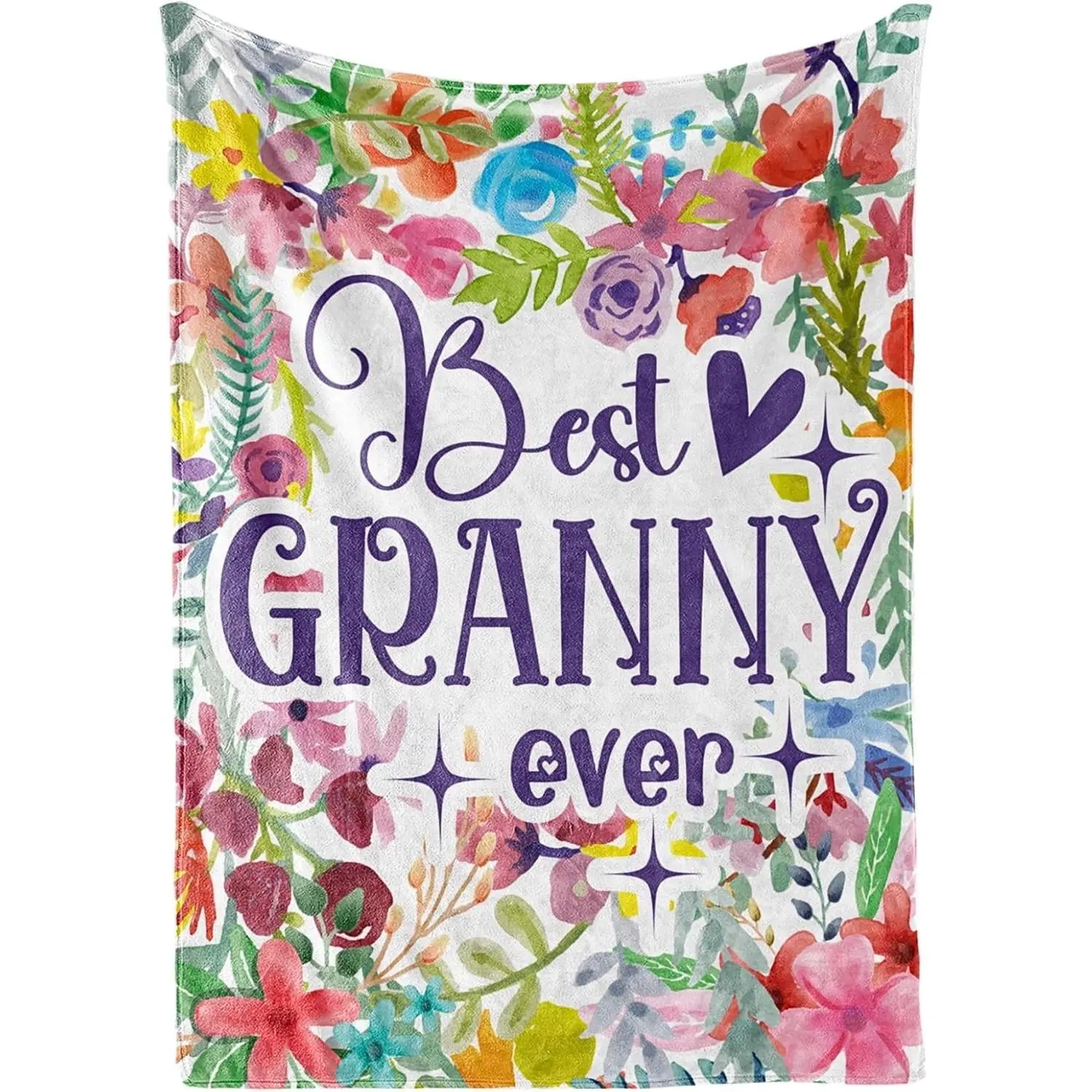 Granny Gifts, Grandma Gifts for Granny, Flannel Throw Blankets on Mother's Day, Christmas, Birthday, Flowers