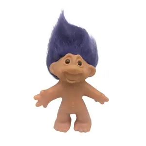 Troll Purple Hair Vintage Dam Retro 5"