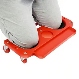 TAIMASI Rolling Knee Pad Crawler With Foam-Filled Pads, Suitable For Car Maintenance And Garage Use, Size 20.08 X 5.51 Inches, Heavyduty Lifting, Sturdy Construction, Industrialgrade Material, Kneeling Platform, Maintenance Workers