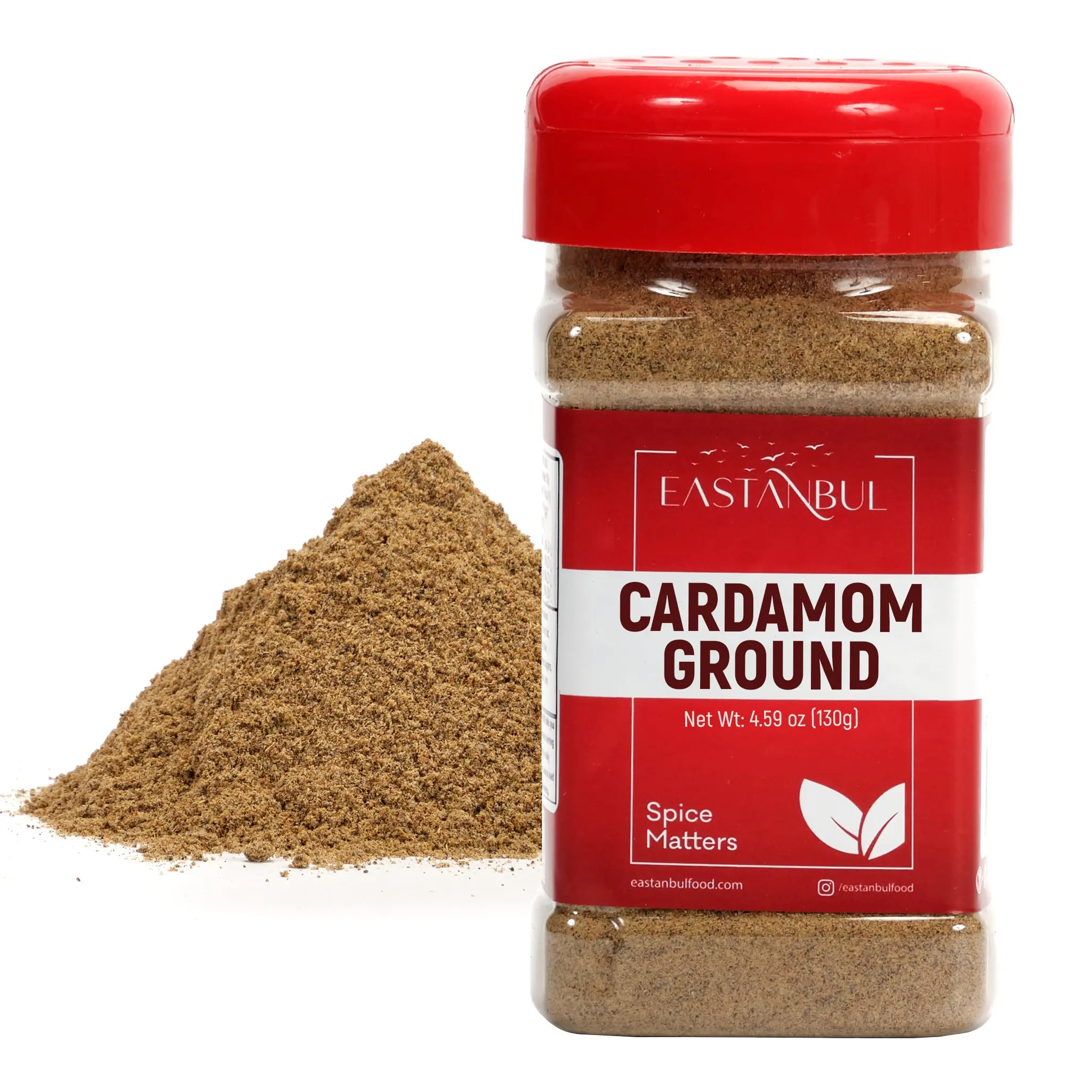 Eastanbul Cardamom Ground, Green Cardamom Powder, Cardamomo, 4.59 oz Eastanbul Cardamom Ground, Green Cardamom Powder, Cardamomo, 4.59 oz