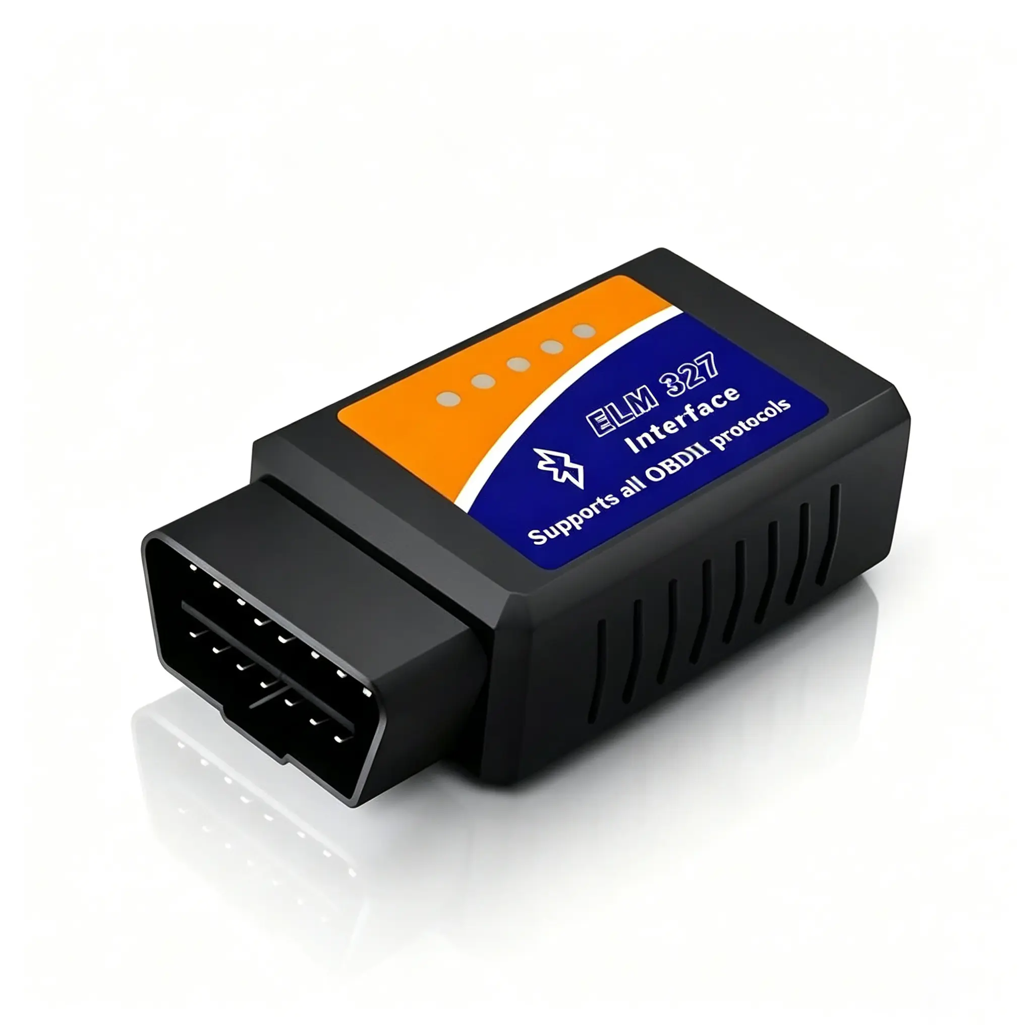 Wireless OBD-II Engine System Diagnostic Tool, Bluetooth 5.4 Code Reader with Exclusive APP for iOS & Android, Cars/Trucks Code Reading, Live Data & Performance Testing