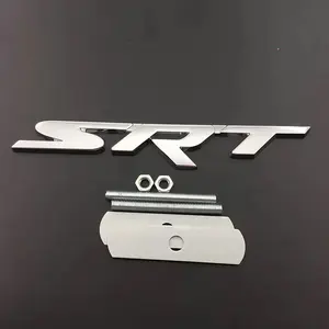 3D Metal Grille Badge Emblem for Hellcat Challenger and Jeep Grand Cherokee, Durable Replacement, Easy Installation, Car Decal Decoration, Vehicle Exterior Decoration, Car Accessories