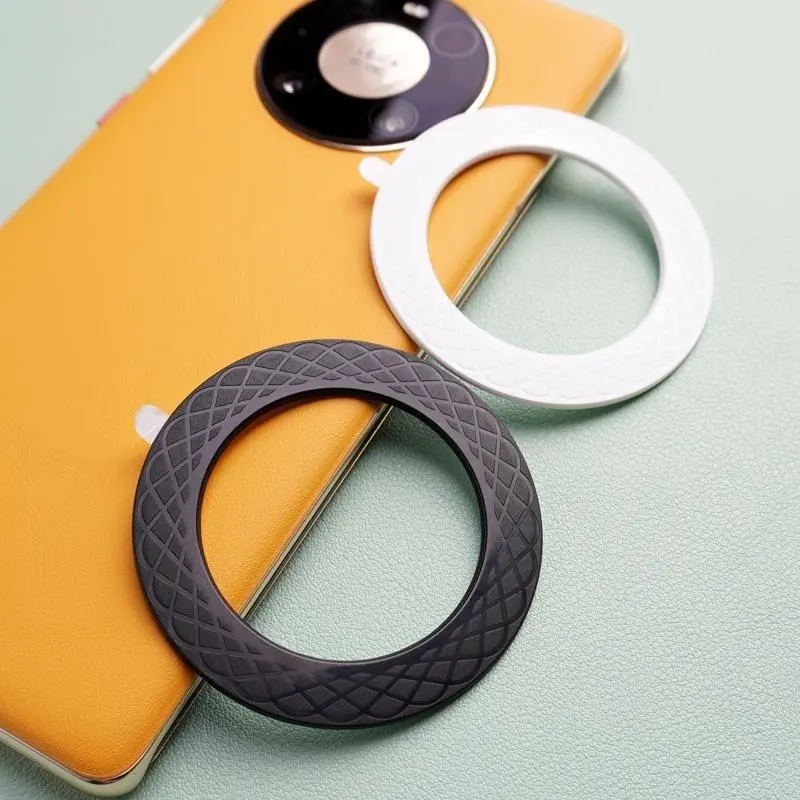 Magnetic Plate Ring For Magsafe Wireless Charger Iron Sheet Sticker Magnet Car Phone Holder For iPhone 14 13 12 Xiaomi