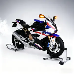 XLG Compatible for 1:6 S1000RR alloy die-cast motorcycle model, Motorcycle Diecast, with jet and sound effects and display stand, Motorcycle Collection, Gift, Toy Moto Bike for Kids and Collectors Ages 8+, gifts for couples friends family