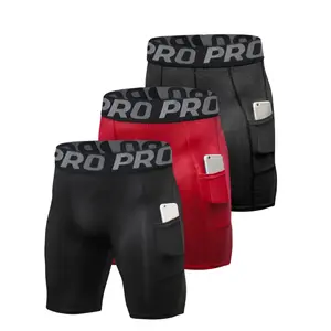 3 Pack Compression Shorts Men Summer Sportswear Training Tights Gym Fitness Leggings Short Pants Sport Bottoms Running Shorts Men activity
