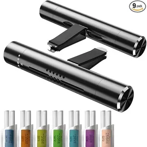 Car Air Fresheners Scents Diffuser Vent Clips Perfume Essential Oil sticks Fro Women Men Automot...