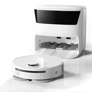 Robot Vacuum and Mop Combo, Tangle Free Robot Mop, 8000Pa Powerful Suction, Self-Emptying, Auto Mop Washing, Auto Drying, Obstacle Avoidance, Ideal for Pet Hair and Hard Floor