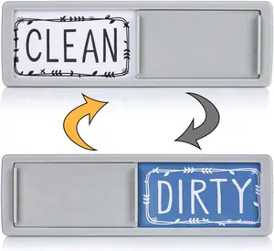 Dirty Clean Dishwasher, Dishwasher Clean Dirty Sign for Dishwasher Dish Bin That Says Clean or Dirty Dish Washer Refrigerator for Kitchen Organization and Storage Necessities
