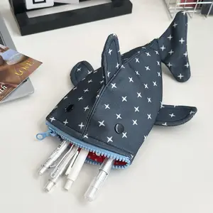 Cute Shark Zipper Pouch, Durable Multi-Functional Storage Bag, Organiser, Durable Storage Organizer, Perfect Christmas Gift for Boys & Girls, New Condition