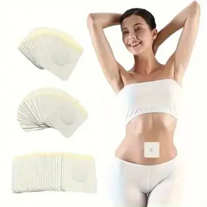 100pcs Abdominal Firming Stickers Belly Button Patch Sweat Absorbent Non-Woven Breathable Lightweight Comfort Ideal for Sports and Fitness
