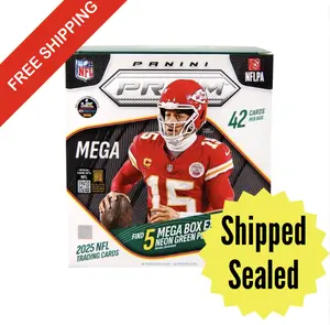 *SHIPPED SEALED* 2025 Panini Prizm Football Trading Cards Mega Box