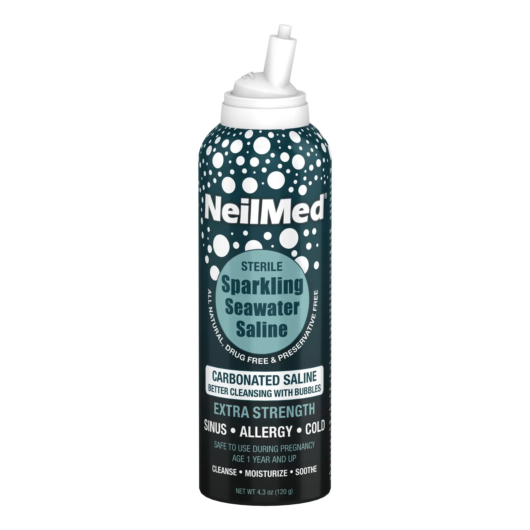 Sparkling Seawater Extra Strength Carbonated Saline Spray 125 mL