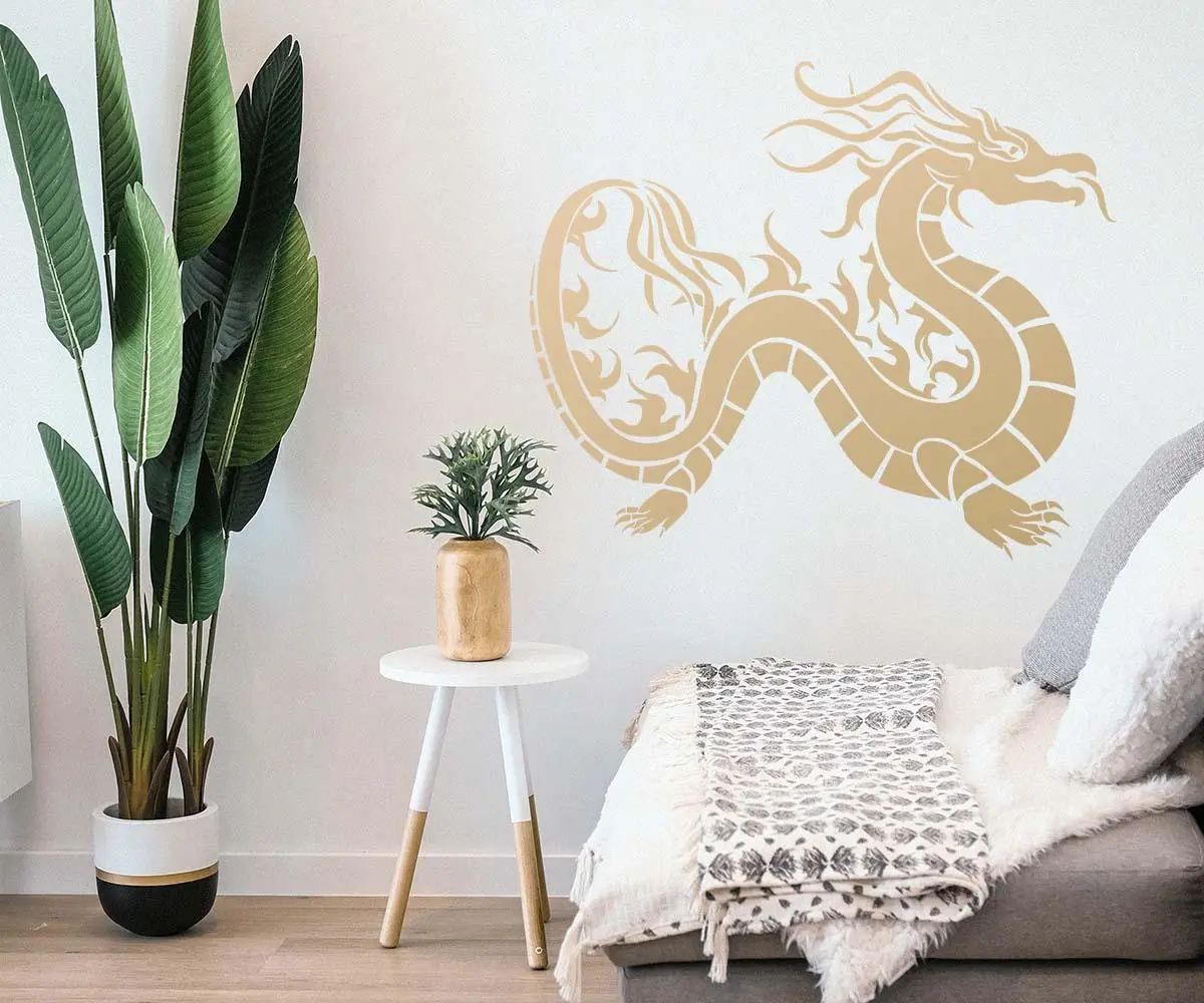 Dragon Stencil - Art and Wall Stencil