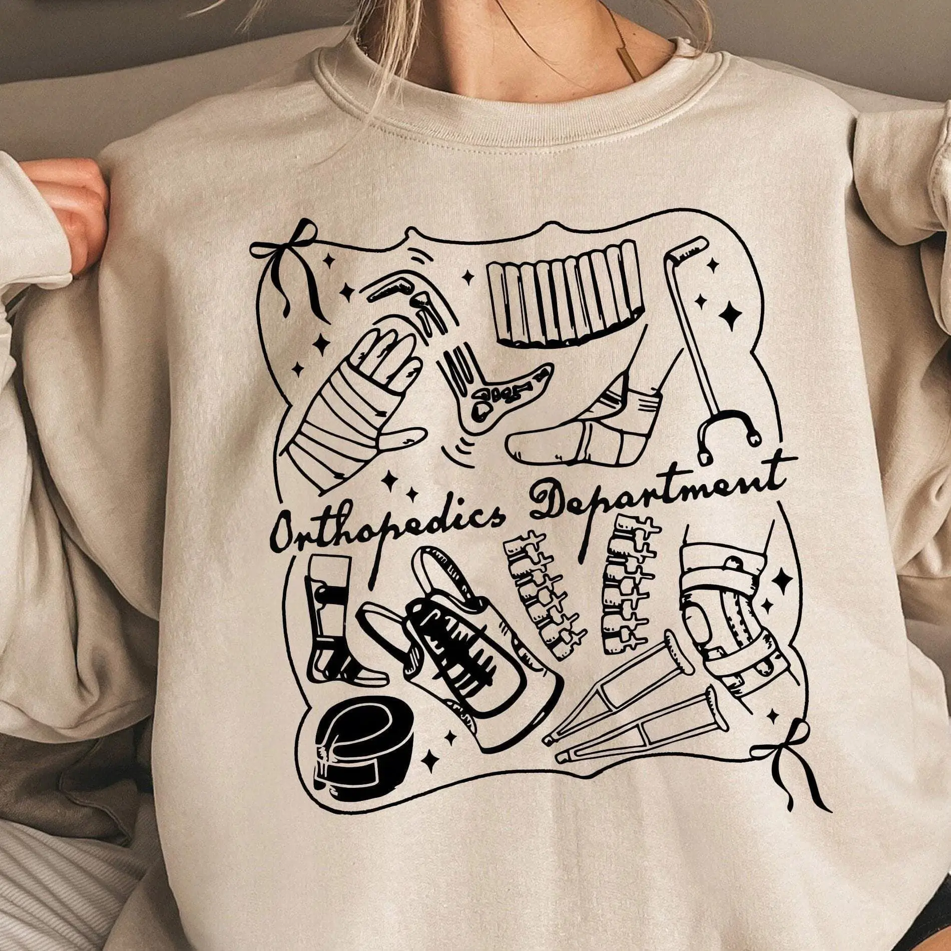 Orthopedics Department T-Shirt, Sweatshirt & Hoodie - Orthopedics Surgeon, Ortho Squad Tee, Nurse Appreciation, Doctor, Nurse Gift