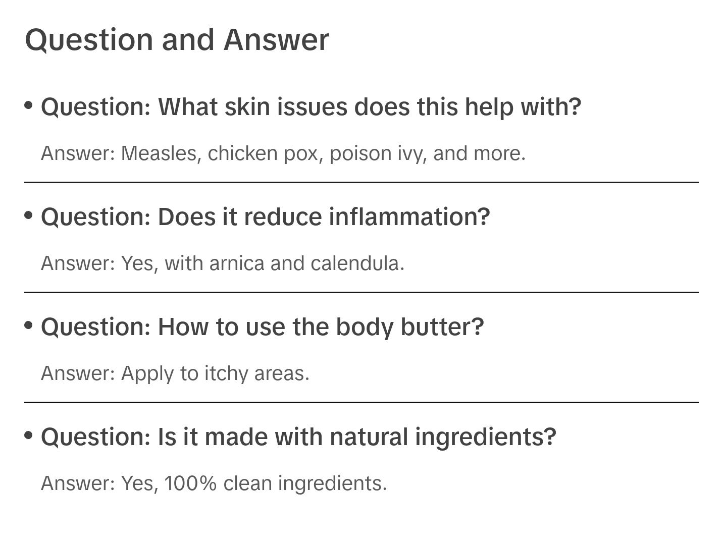 Clean Calamine Body Butter