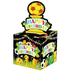 Birthday Cash Gift Box, Surprise Piggy Bank, Transparent Bag Gifts for Kids & Adults, 50 Bags Included, Fun Cash Gift Idea