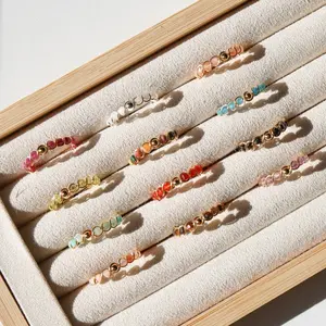 Unique Trendy Twisted Gemstone Crystal Rings, Natural Gemstone Rings, Gemstone Rings Healing Crystal Benefits, Gemstone Rings for Her, Gift Ideas Unisex Daily Wear Jewelry