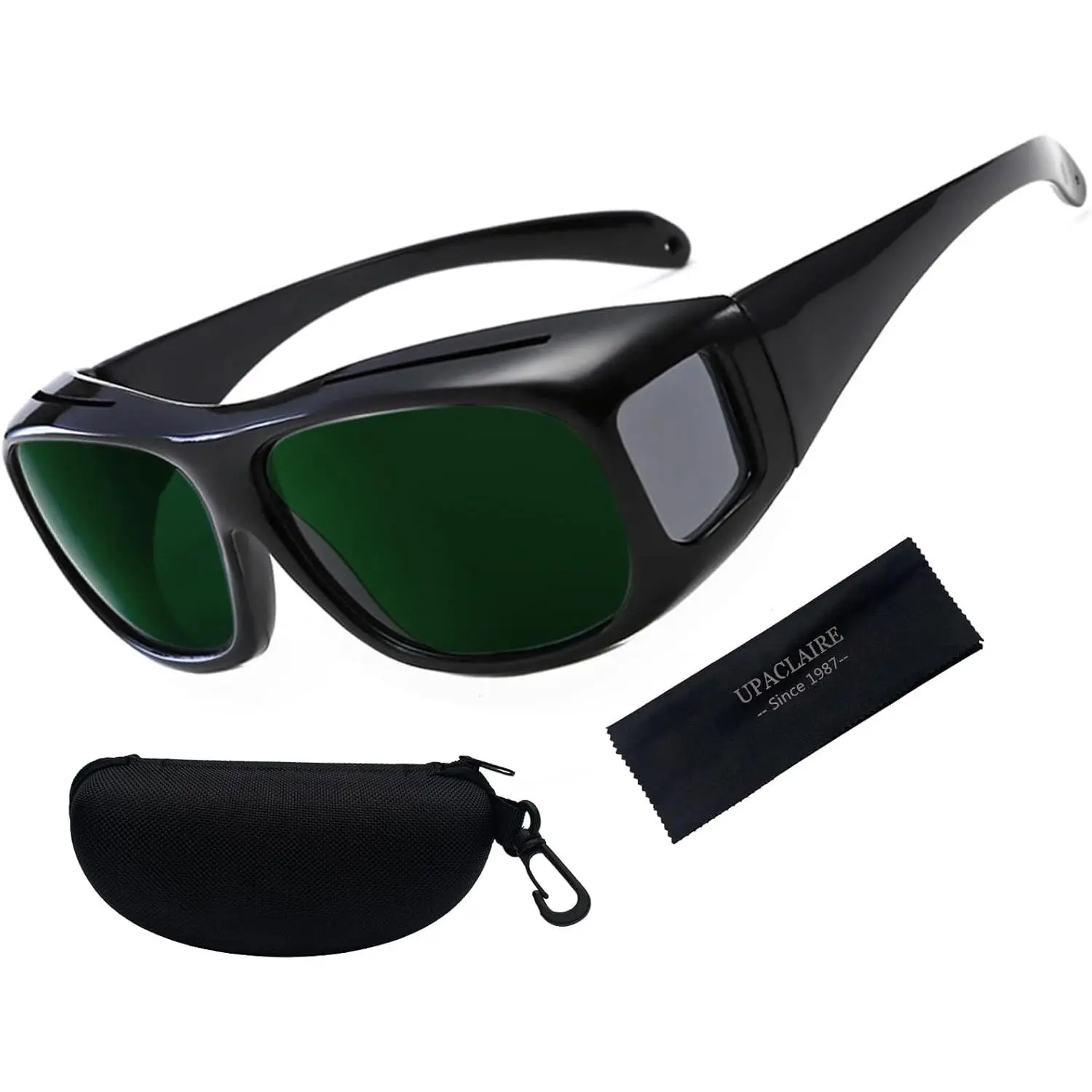 Wrap-Around Laser Safety Glasses, 200nm-2000nm Protective Goggles with Comfortable Ergonomic Breathable Design for Tattooing, Laser Hair Removal, Teeth Cleaning (Tools & Hardware Soldering Equipment Welding Accessories), Ce Approved