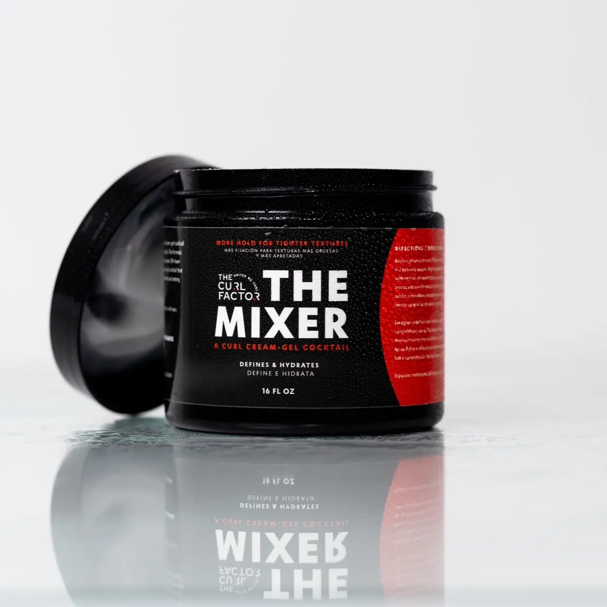 The Mixer “More Hold” all-in-one cream gel cocktail for curly hair.